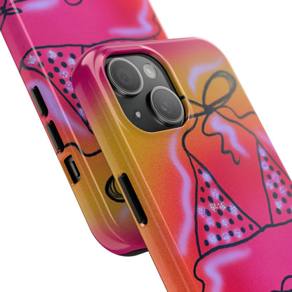 "glitter bikini" airbrush iPhone case