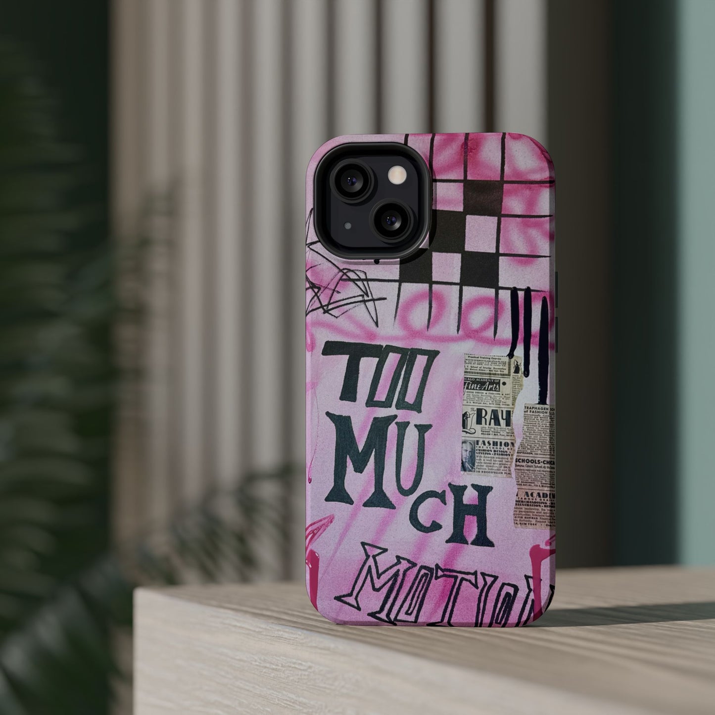 MagSafe "too much motion" airbrush iPhone case