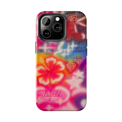 "luck and luv" airbrush iPhone case