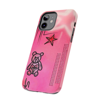 "teddy bear" airbrush iPhone case