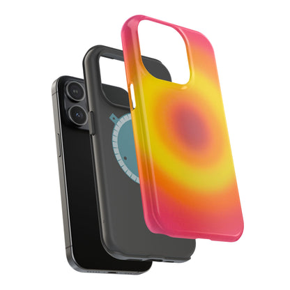 MagSafe "Pink Lemonade Aura" Airbrush iPhone Case