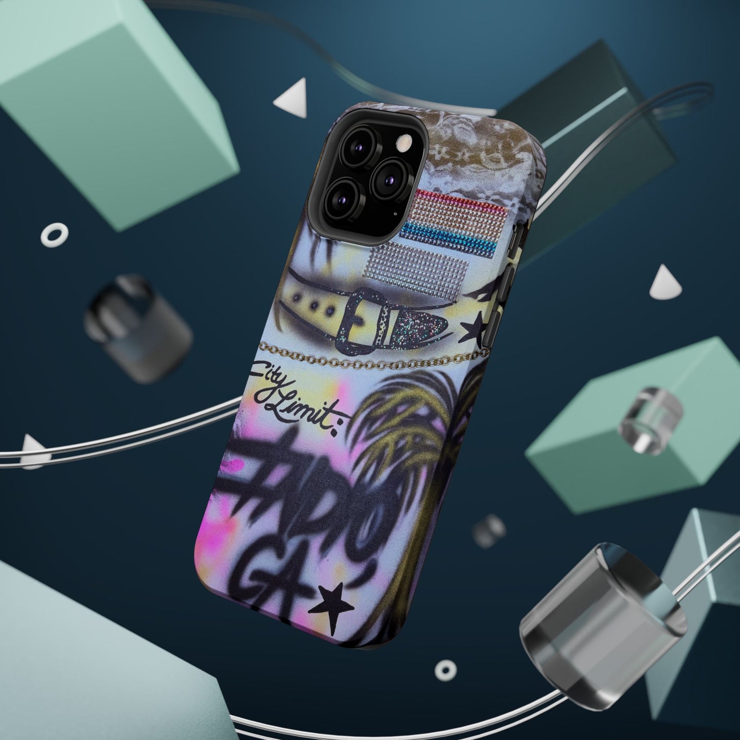 MagSafe "indio, ca" airbrush iPhone case