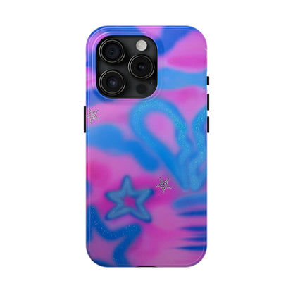 "blue camo" airbrush iPhone case