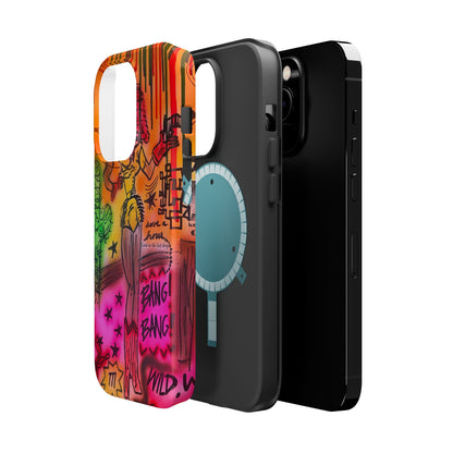 MagSafe "wild, wild west" airbrush iPhone case