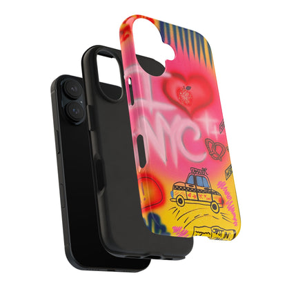 "in the city" airbrush iPhone case