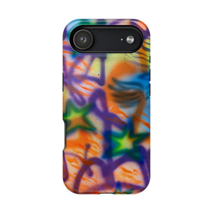 MagSafe "streetwear angel" airbrush iPhone case