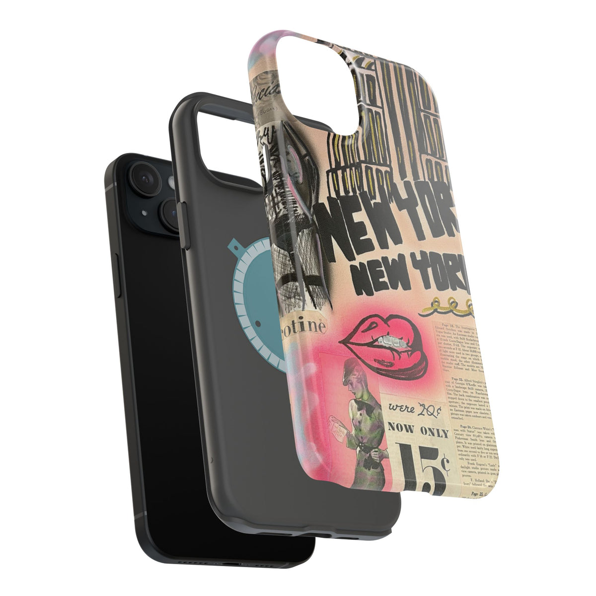 MagSafe „New York, New York“ Airbrush iPhone Hülle