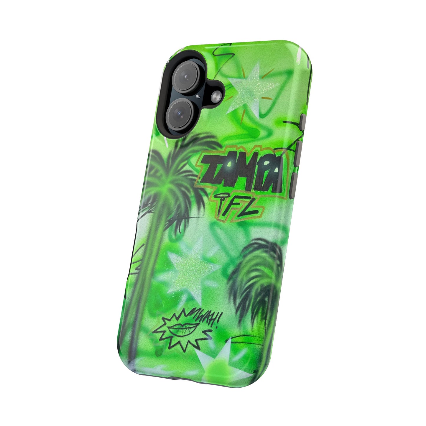 MagSafe "tampa, fl" airbrush iPhone case