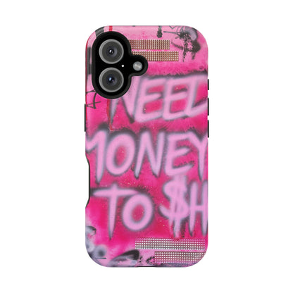 MagSafe "need $$ to shop" airbrush iPhone case
