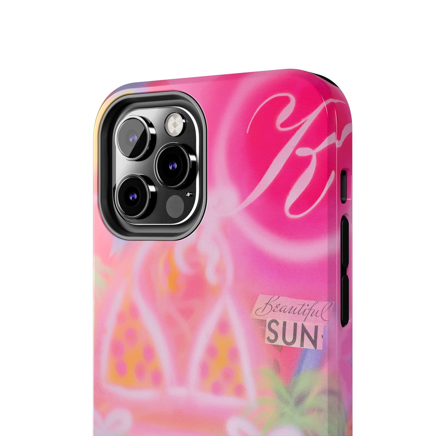 "santa monica strawberry" airbrush iPhone case