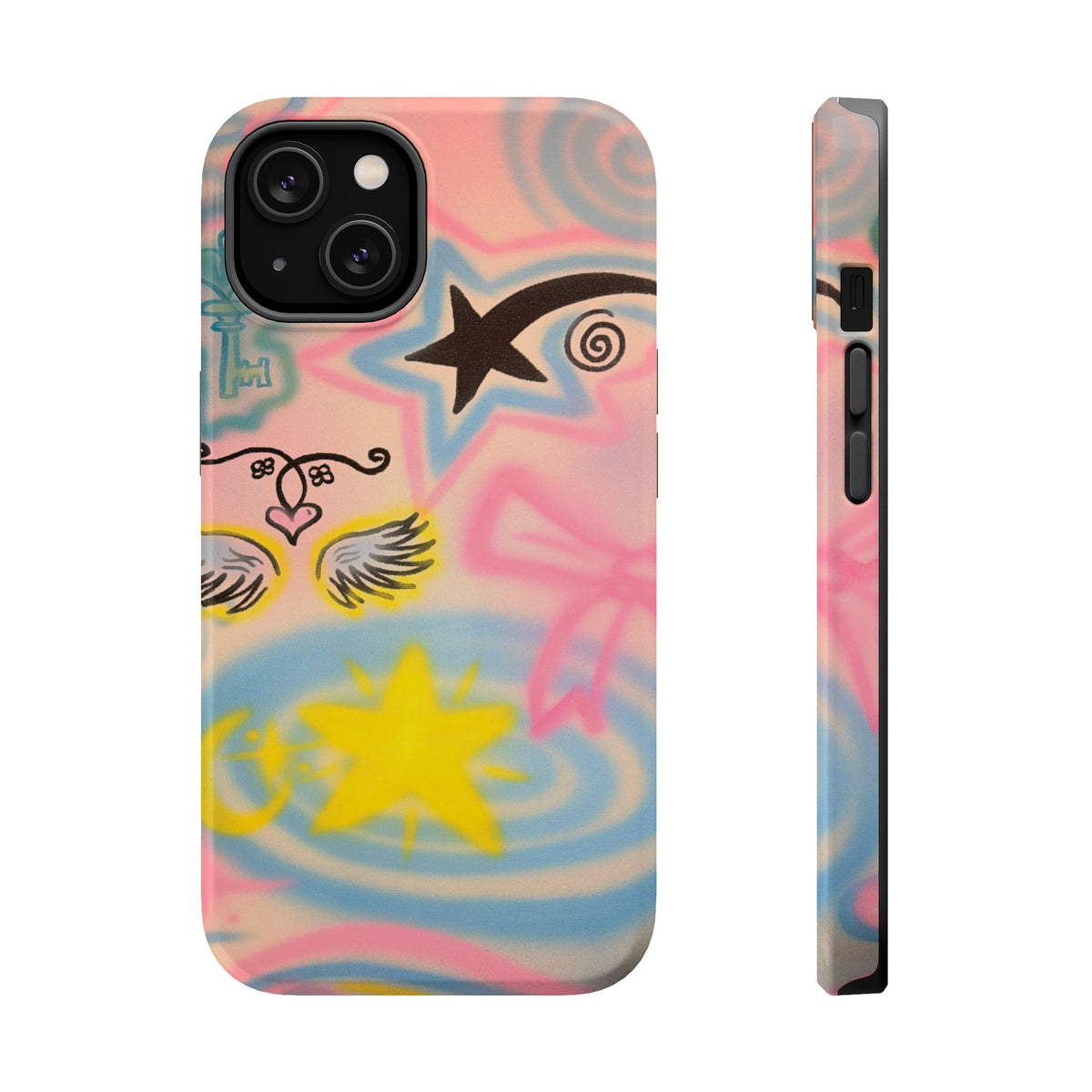 MagSafe "star energy" airbrush iPhone case
