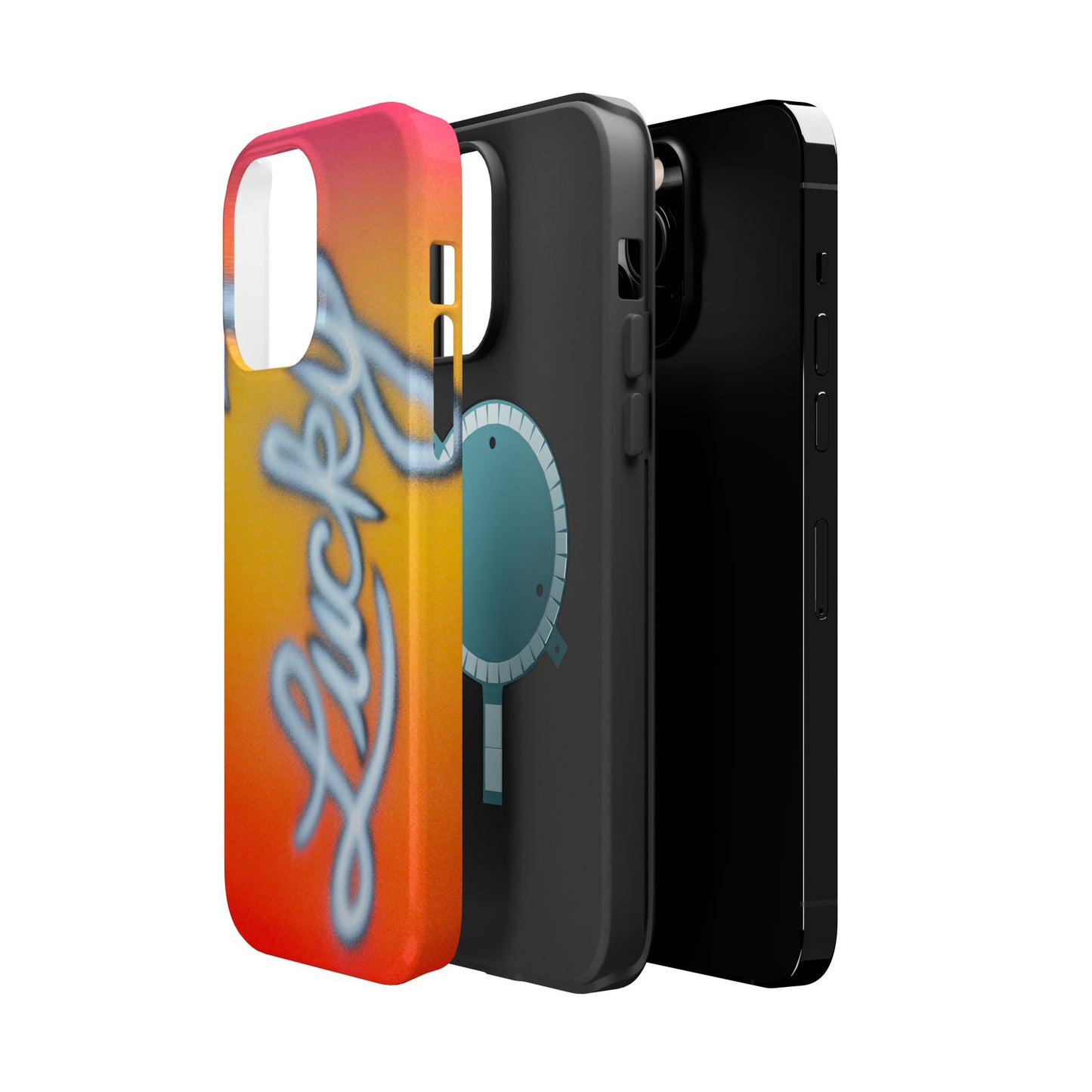 MagSafe "lucky" airbrush iPhone case