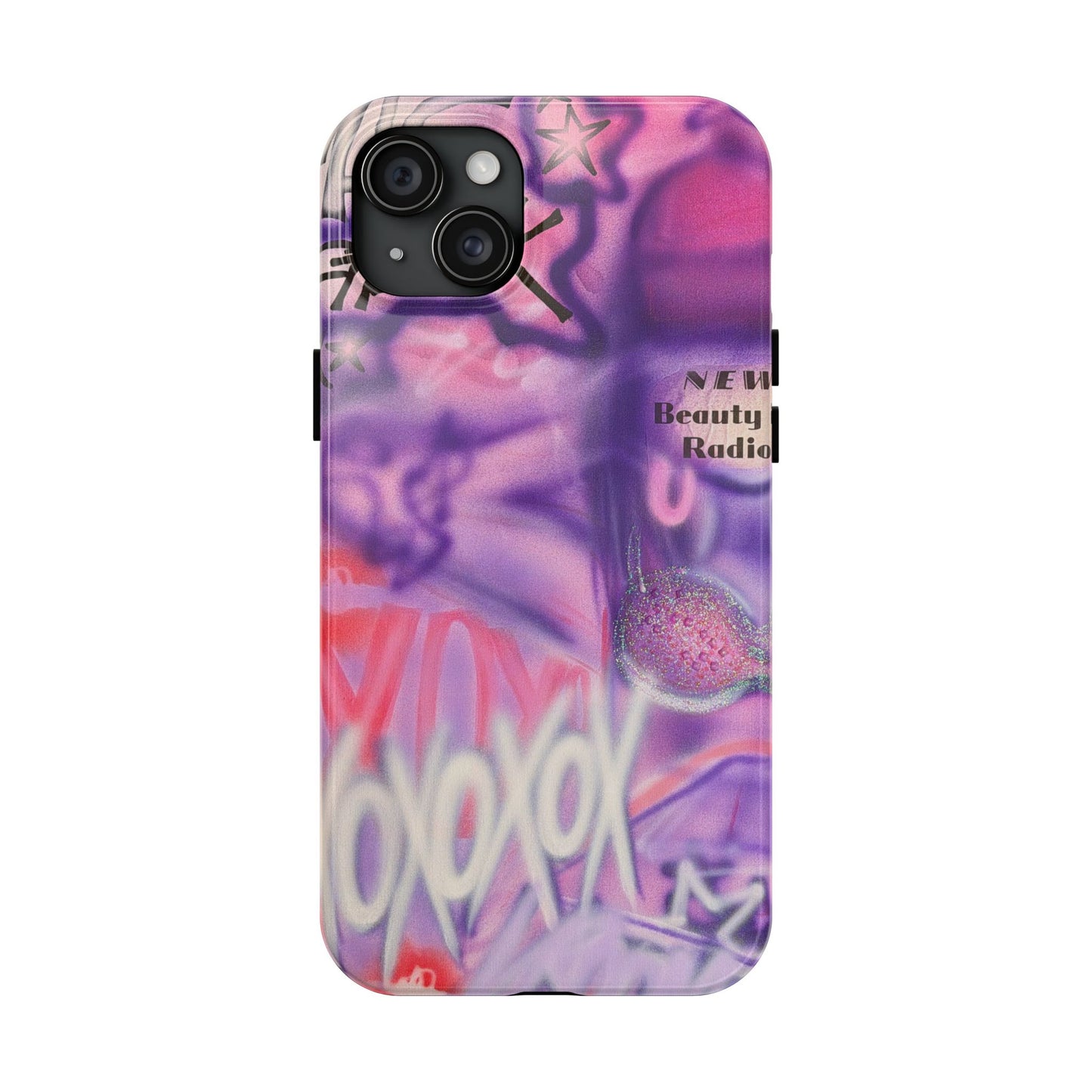 "mic check" airbrush iPhone case