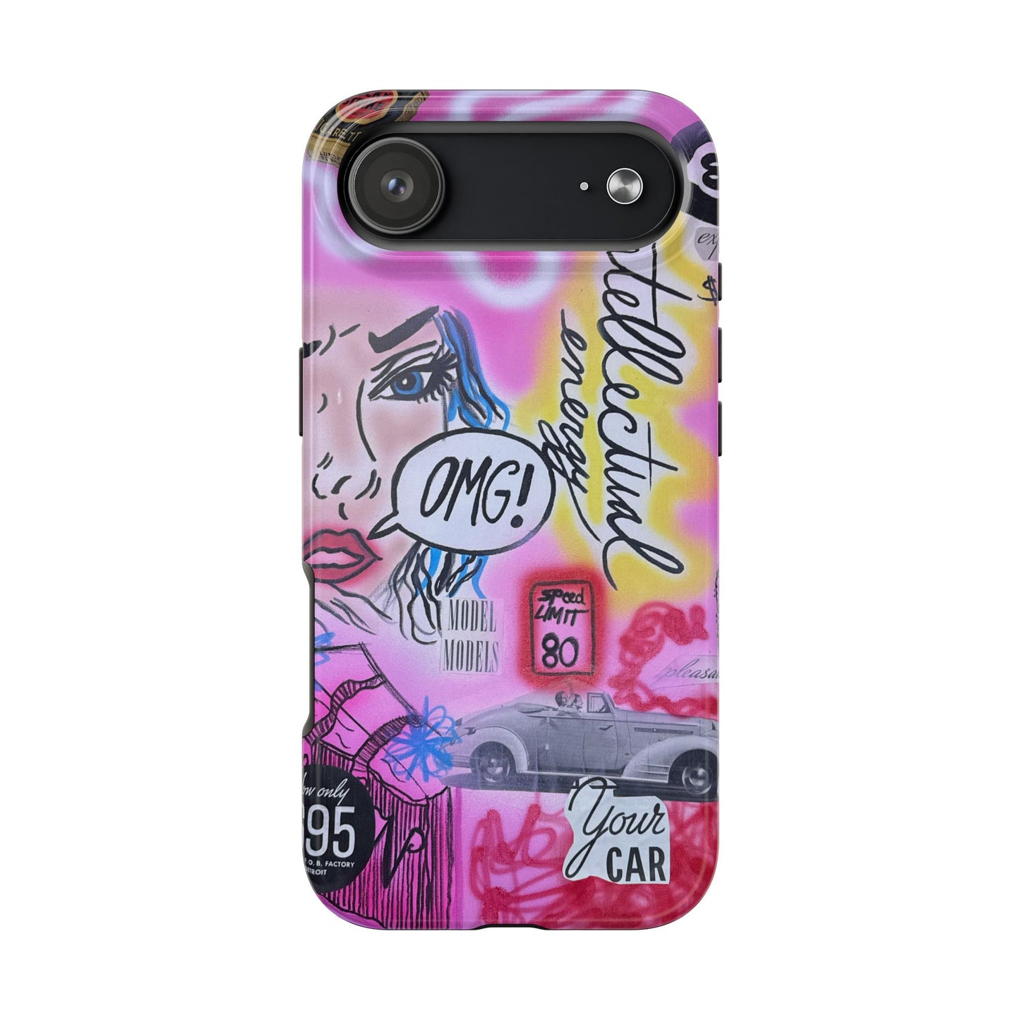 "intellectual energy" airbrush iPhone case