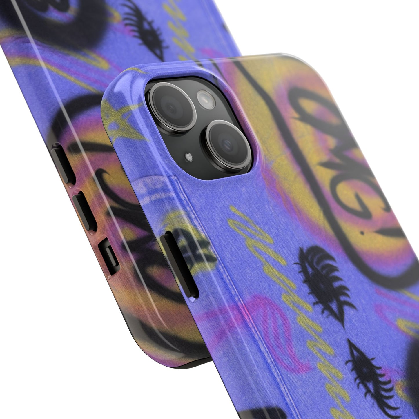 "eye$ on lies" airbrush iPhone case