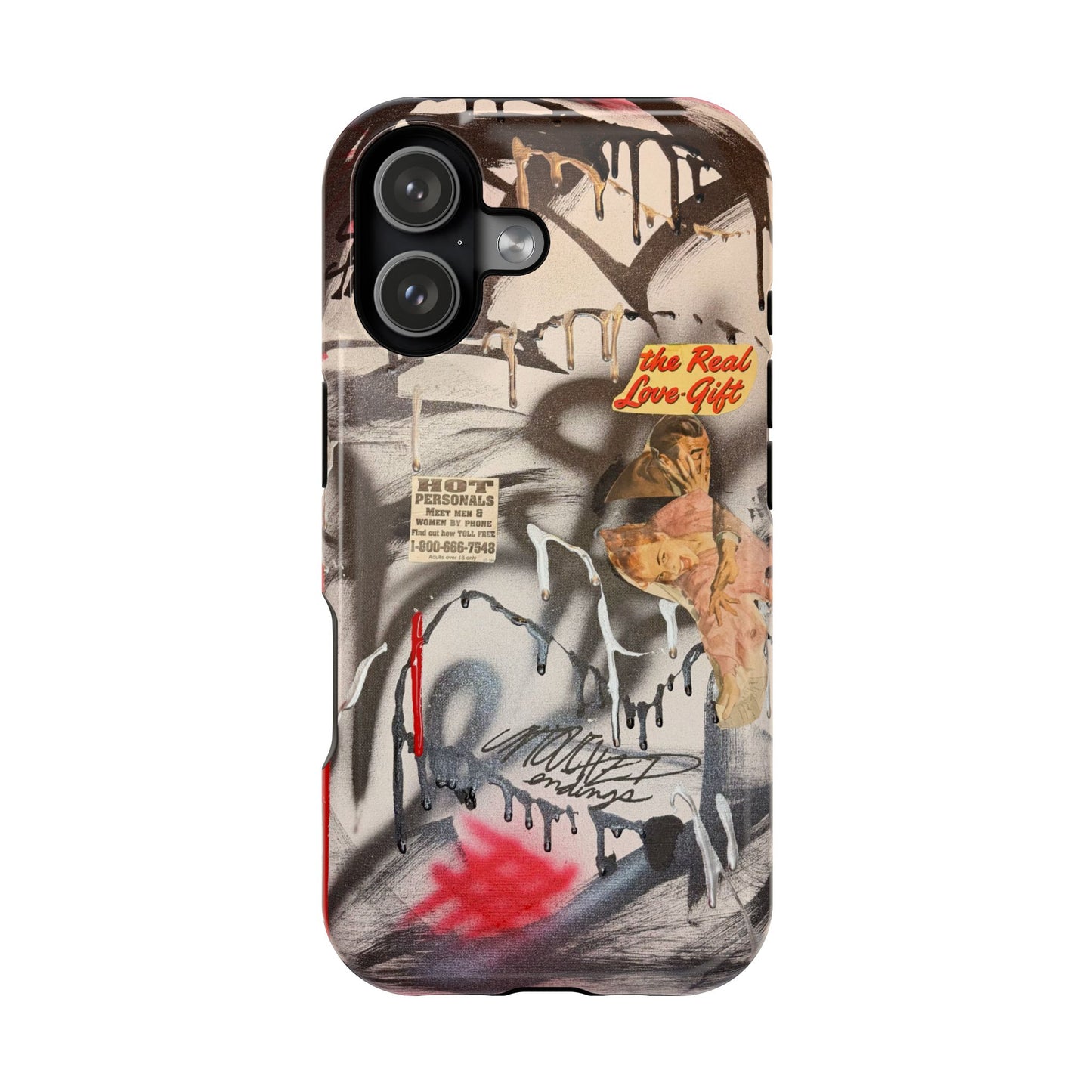 MagSafe "real love" airbrush iPhone case