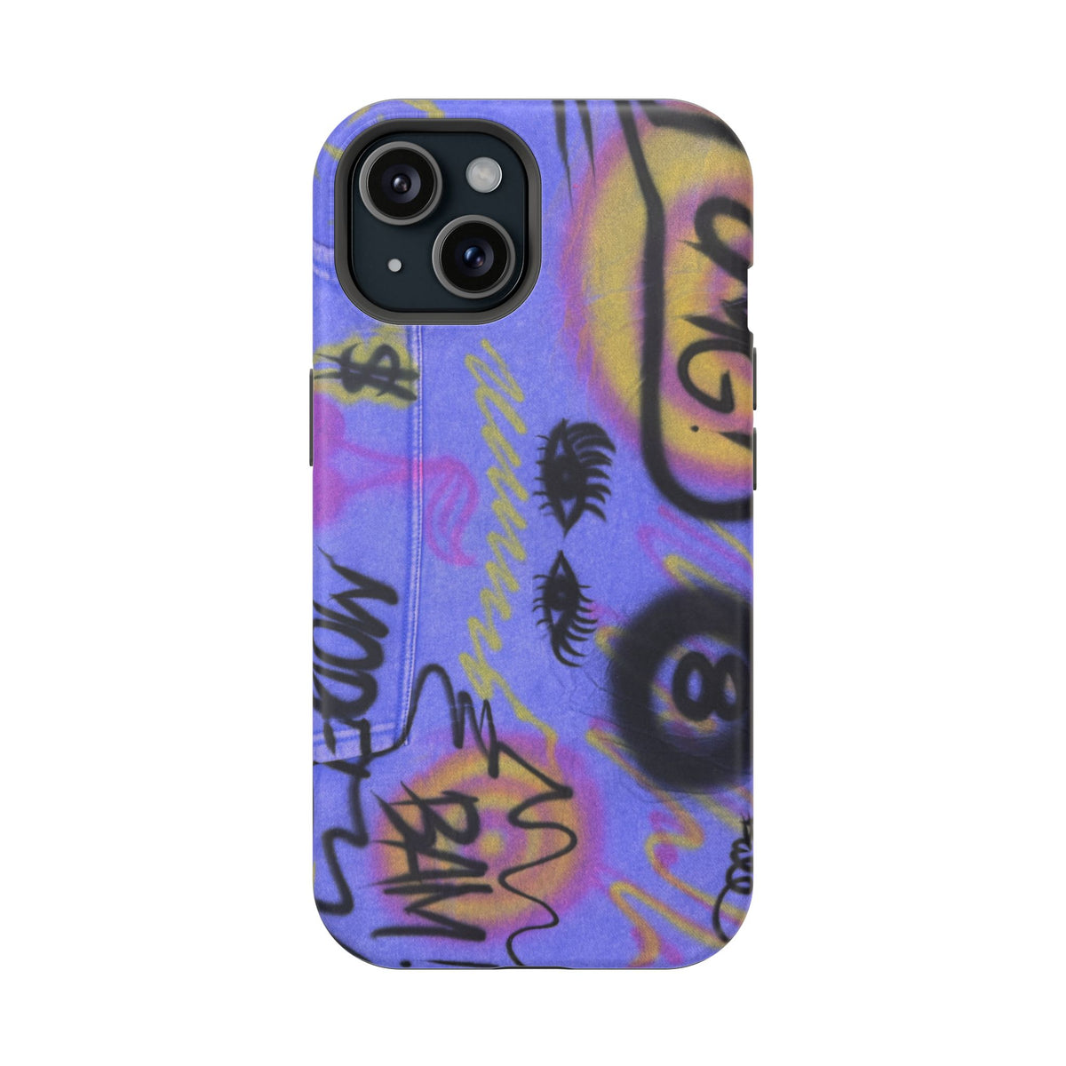 MagSafe "eye$ on lies" Airbrush iPhone Hülle