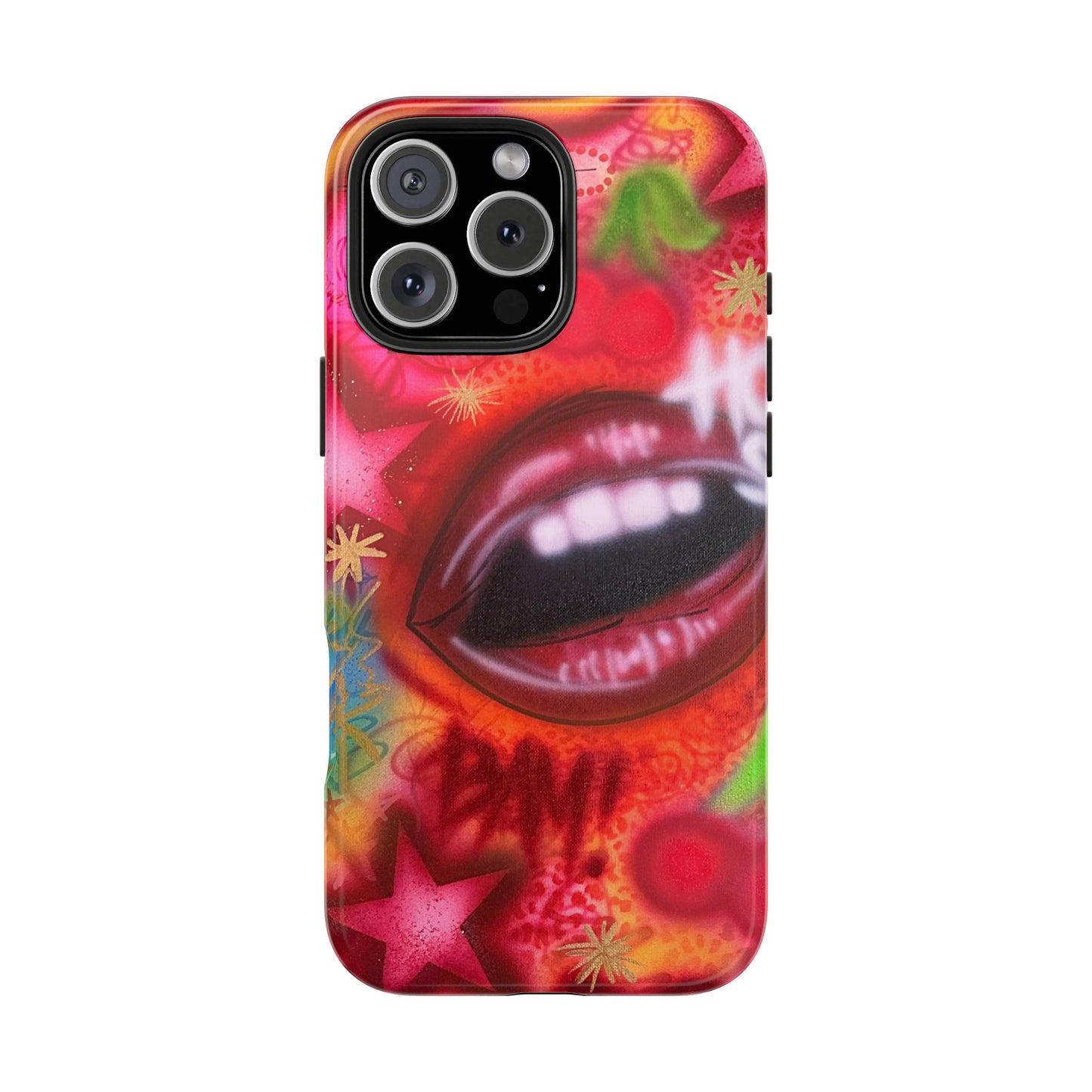 "hot stuff" airbrush iPhone case