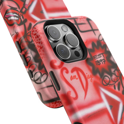 MagSafe "San Diego" Airbrush iPhone-Hülle