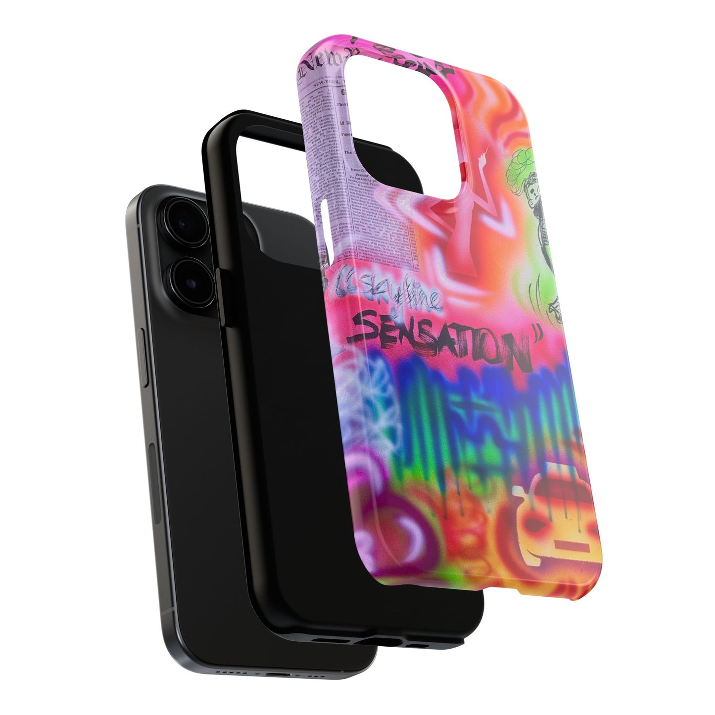 "skyline sensation" airbrush iPhone case