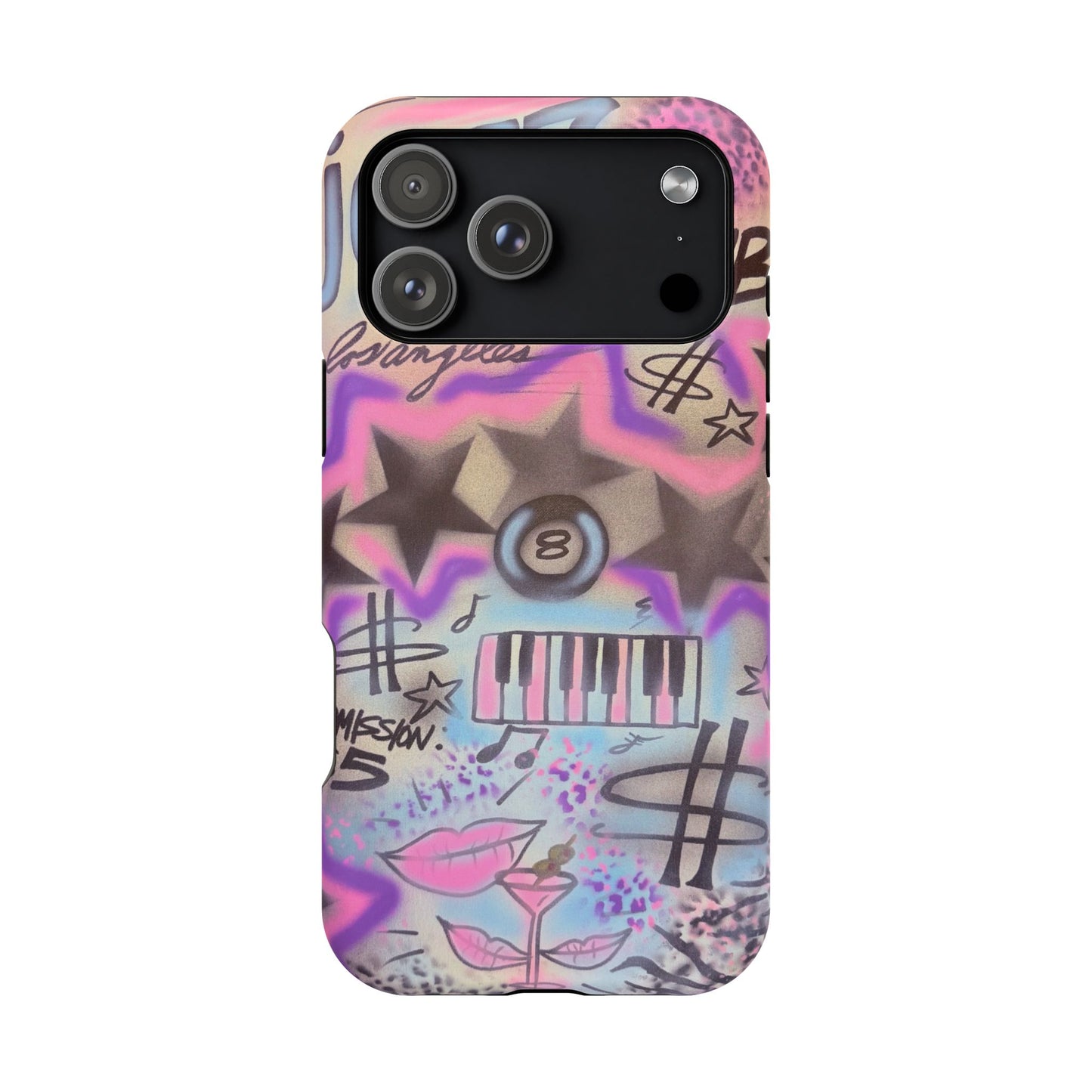 MagSafe "jazz club" airbrush iPhone case