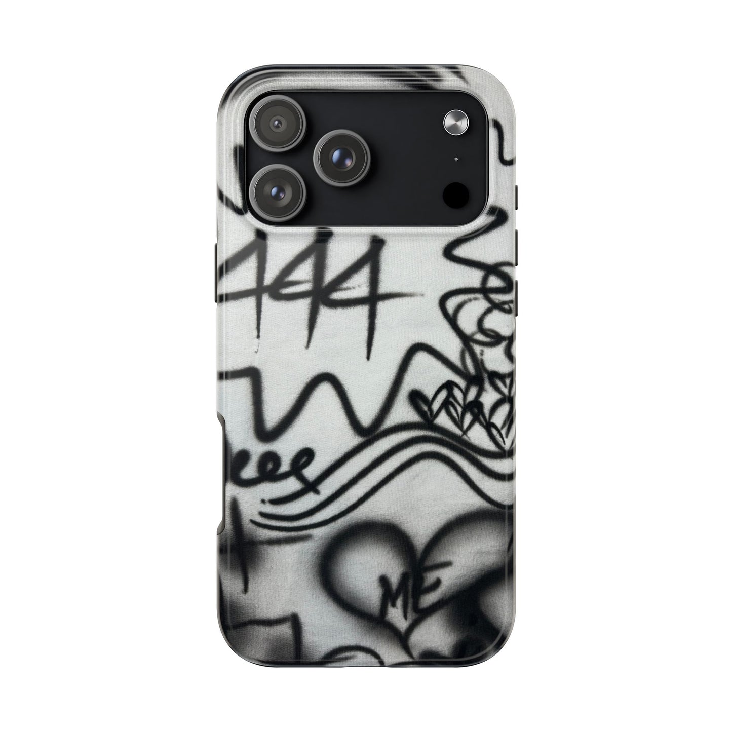 "444” airbrush iPhone case