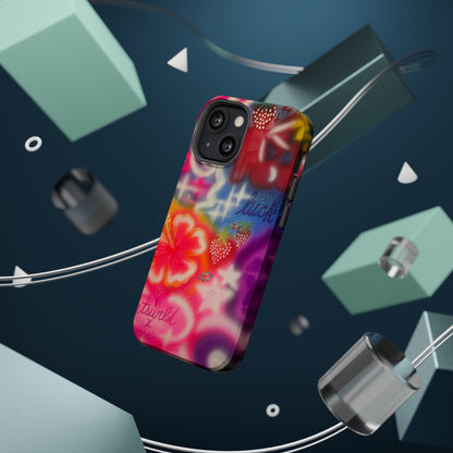 MagSafe „luck & luv“ Airbrush iPhone-Hülle