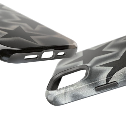 MagSafe "chrome stars" airbrush iPhone case