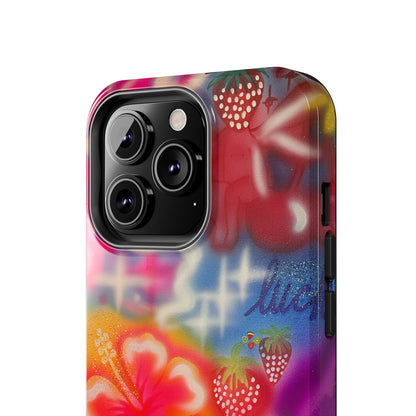 "luck and luv" airbrush iPhone case