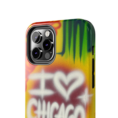 "chicago" airbrush iPhone case