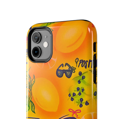 "citrus coastline" airbrush iPhone case