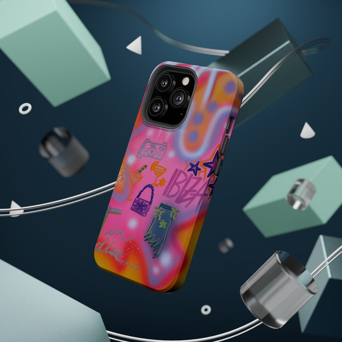 MagSafe „Ibiza“ Airbrush iPhone-Hülle