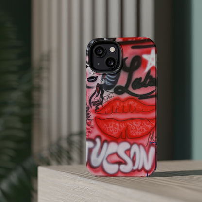 MagSafe "tucson, az" airbrush iPhone case