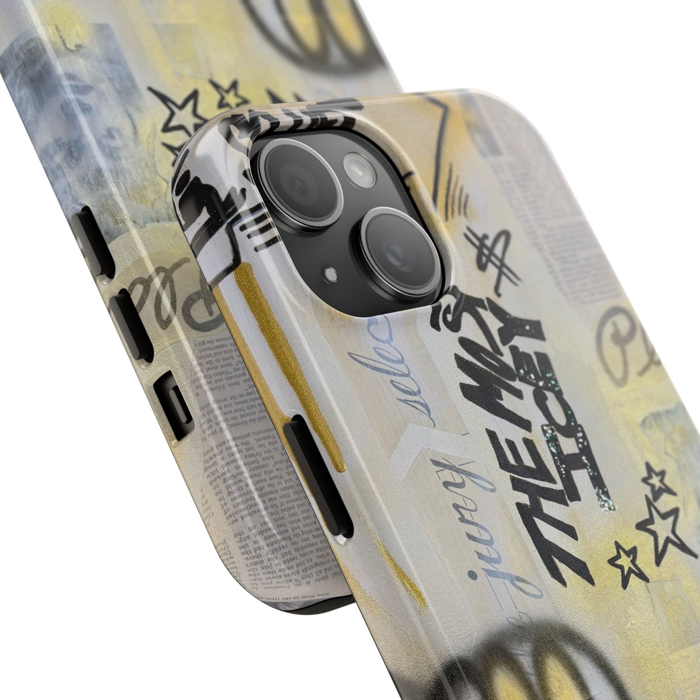 "golden glacier" airbrush iPhone case