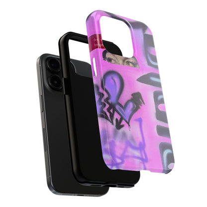 "Lila Prinzessin" Airbrush iPhone Hülle