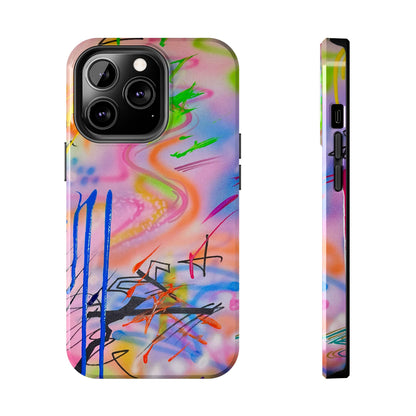 "neon haze" airbrush iPhone case