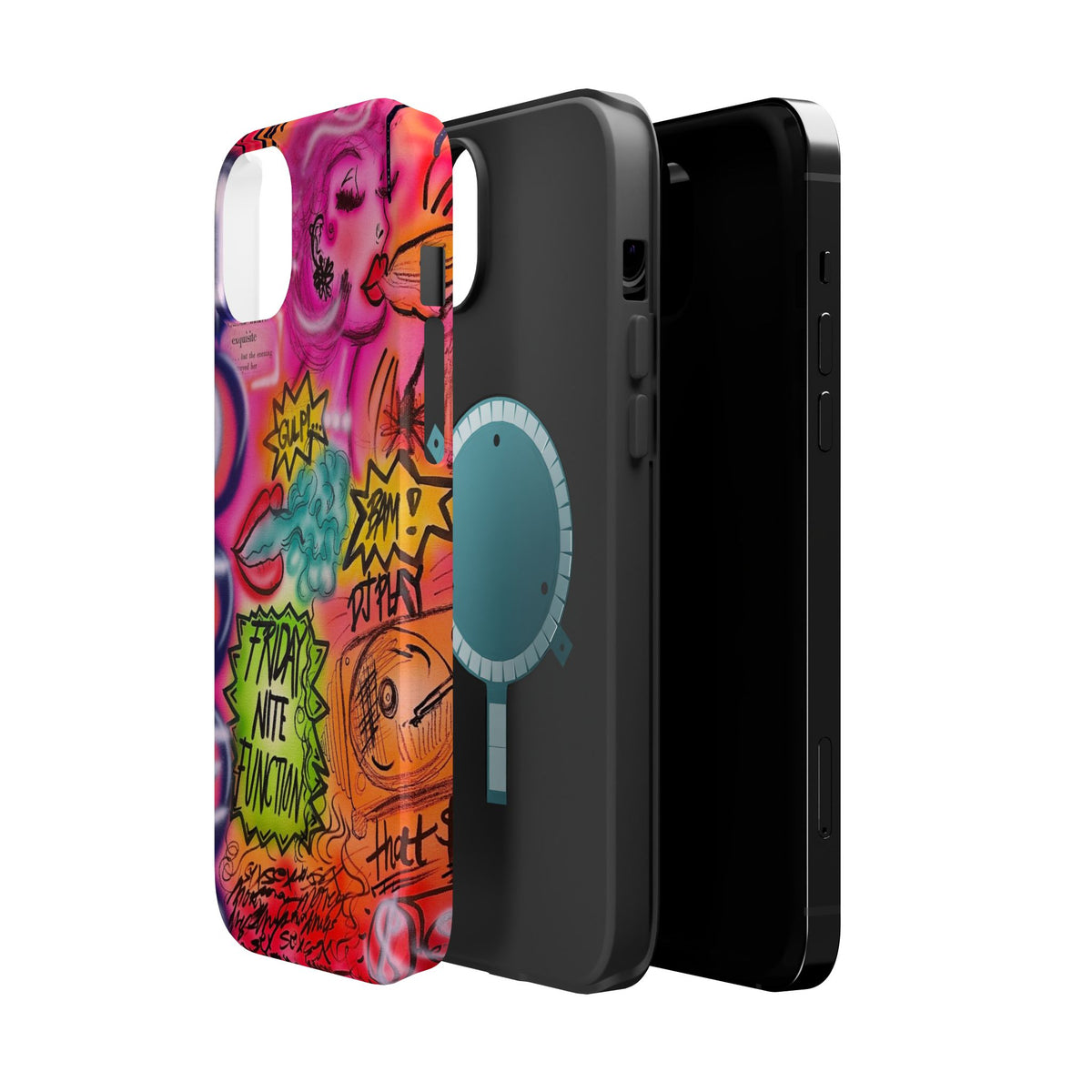 MagSafe „Vegas Ventures“ Airbrush iPhone-Hülle