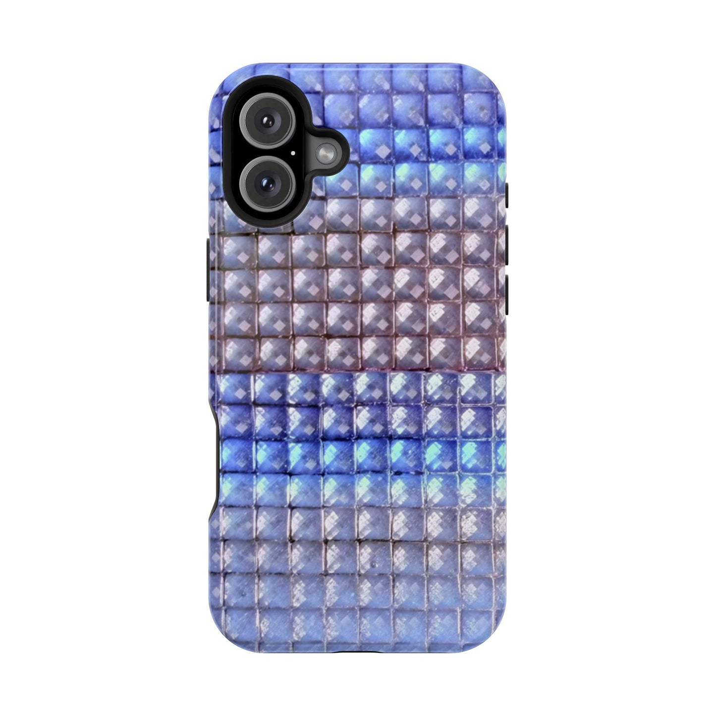 MagSafe "blue studs" airbrush iPhone case