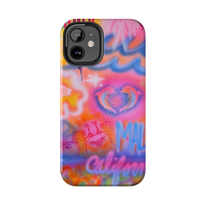 "mornings in malibu" airbrush iPhone case
