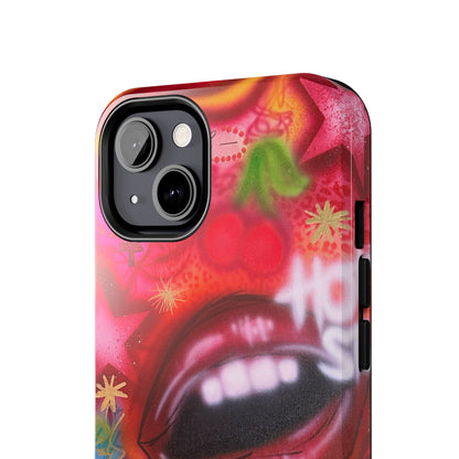"hot stuff" airbrush iPhone case