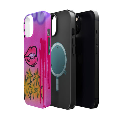 MagSafe "star drip" airbrush iPhone case