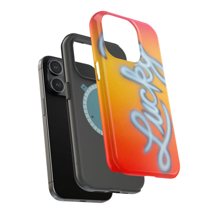 MagSafe "lucky" airbrush iPhone case