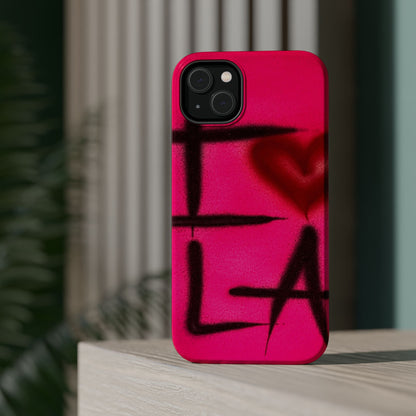MagSafe „I ❤️ LA“ Airbrush iPhone-Hülle