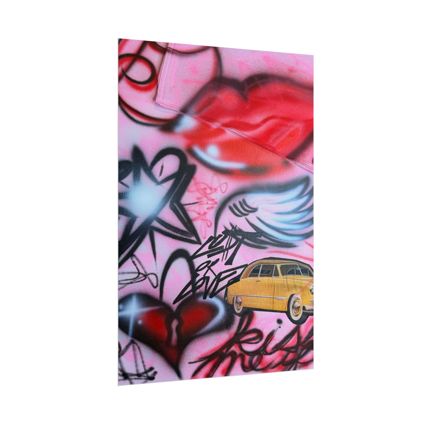 early access airbrush rolled print