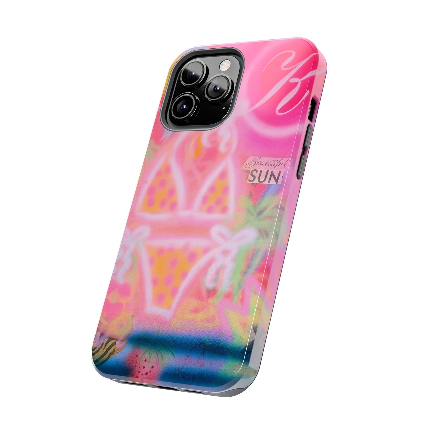 "santa monica strawberry" airbrush iPhone case