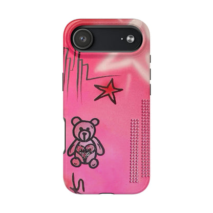 "teddy bear" airbrush iPhone case
