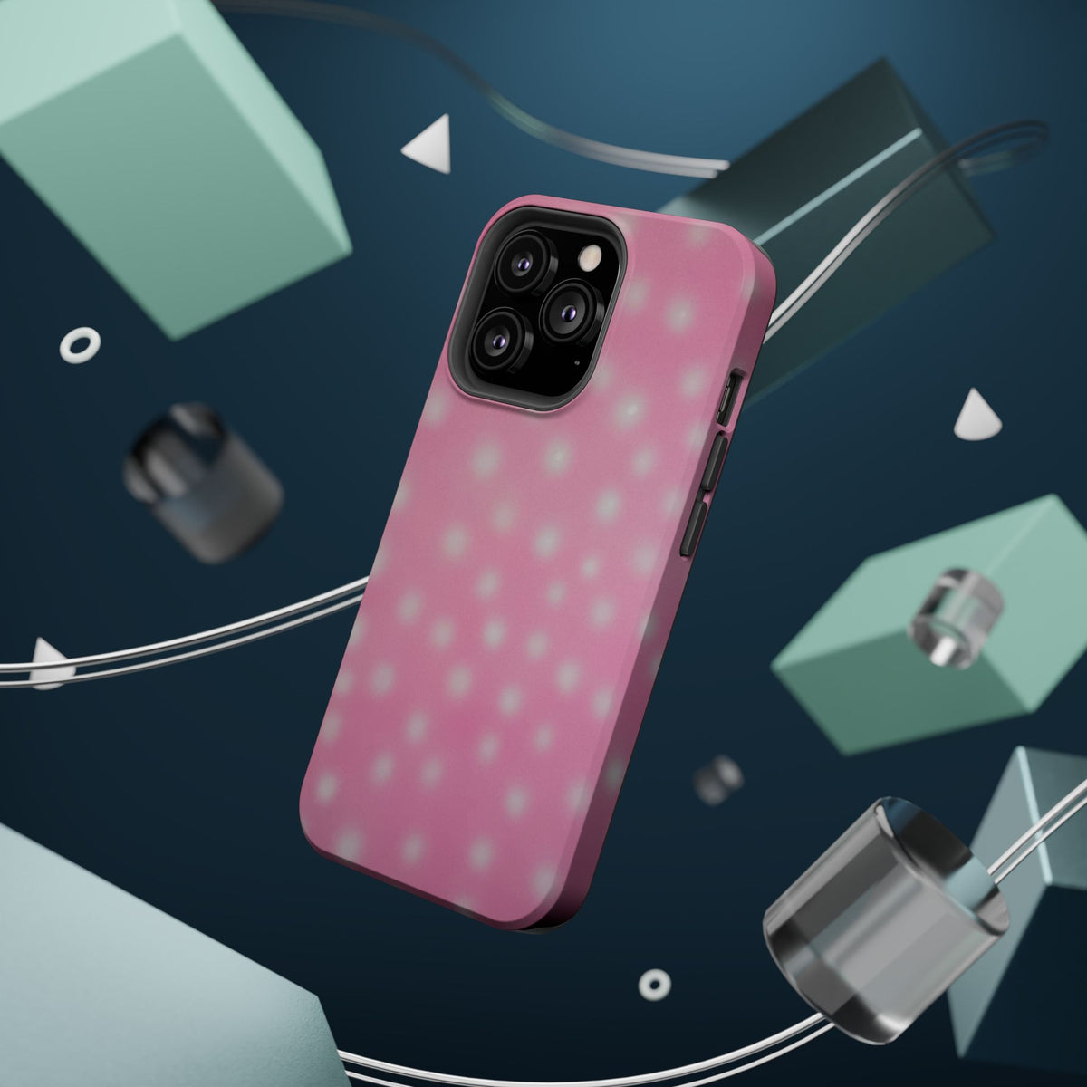 MagSafe "Erdbeerstrudel-Polkadots" Airbrush iPhone Hülle