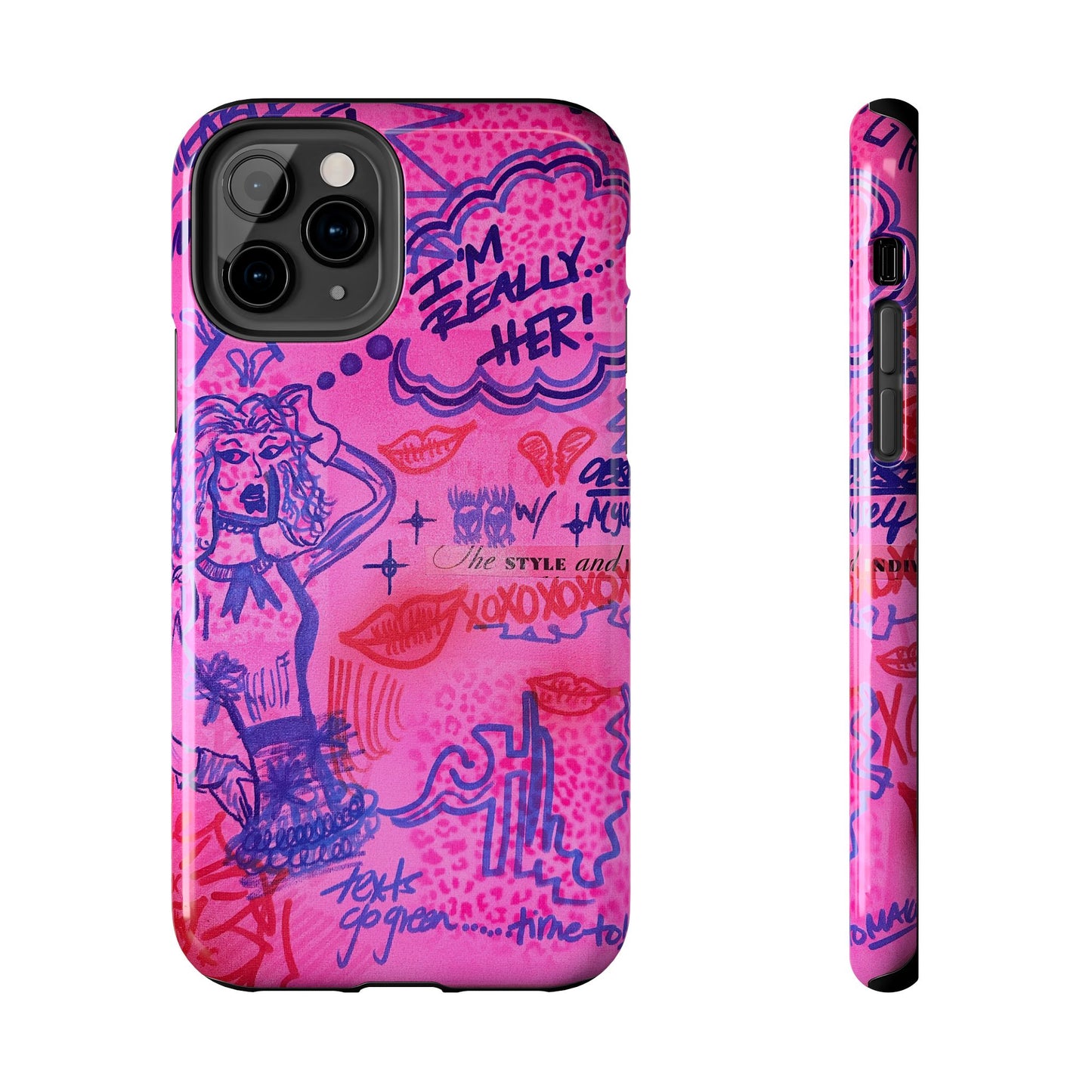 "really "HER!" airbrush iPhone case