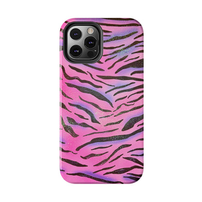 "glitter zebra" airbrush iPhone case
