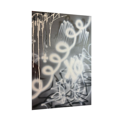 "spatial blur" airbrush rolled print